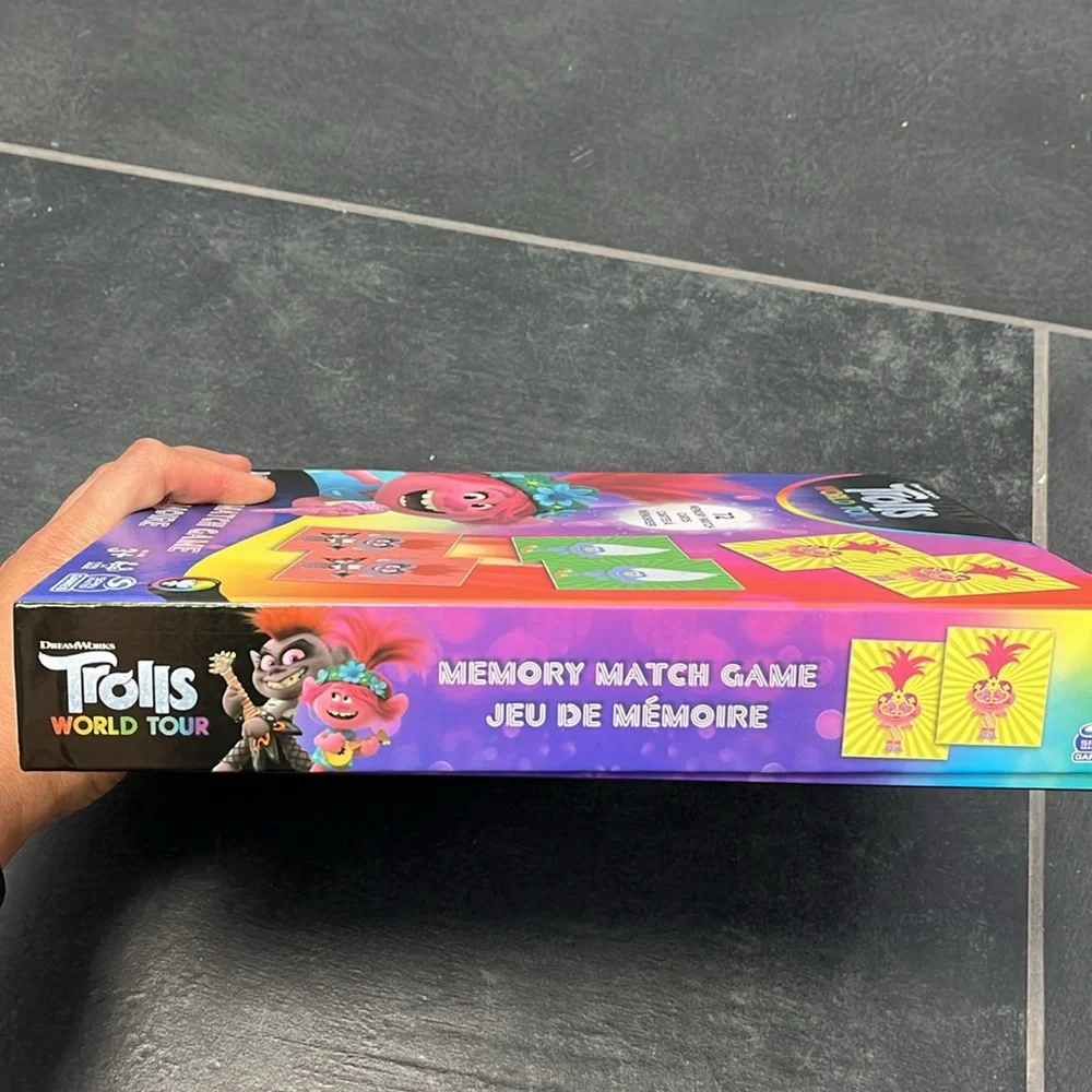 Dreamworks Trolls World Tour Memory Match Game